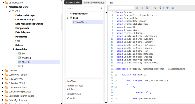 Assembly File workspace sample